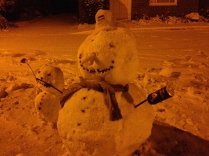 Even a snowman needs a friend